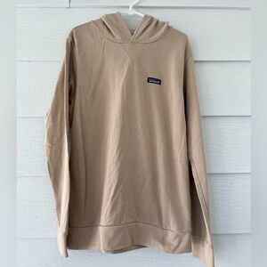 Patagonia Regenerative Organic Certified Cotton Hoody Sweatshirt Tan Unisex M